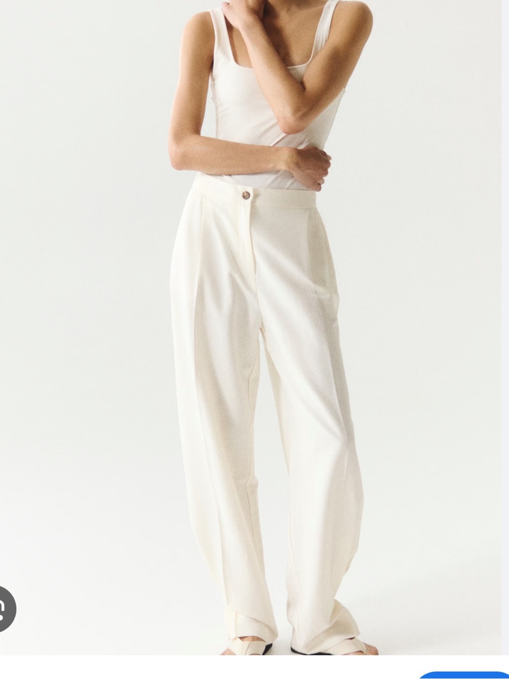 Women’s linen blend trousers
